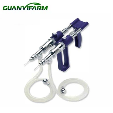 محقنة مستمرة الإبرة المزدوجة